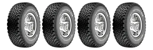 Kit 4 Neumáticos Bfgoodrich At T/a Ko3 Rwl Lt225/70r16 102s